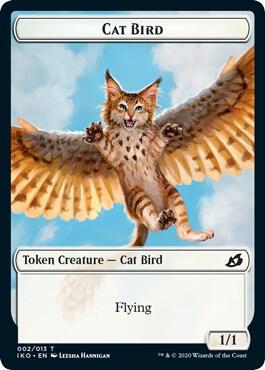 Cat Bird // Human Soldier (003) Double-Sided Token - Magic: The Gathering
