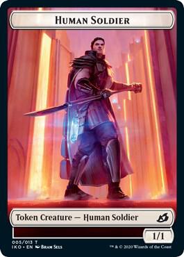 Human Soldier (005) // Zombie Double-Sided Token