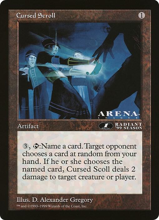 Cursed Scroll (1st Place) (Arena League)