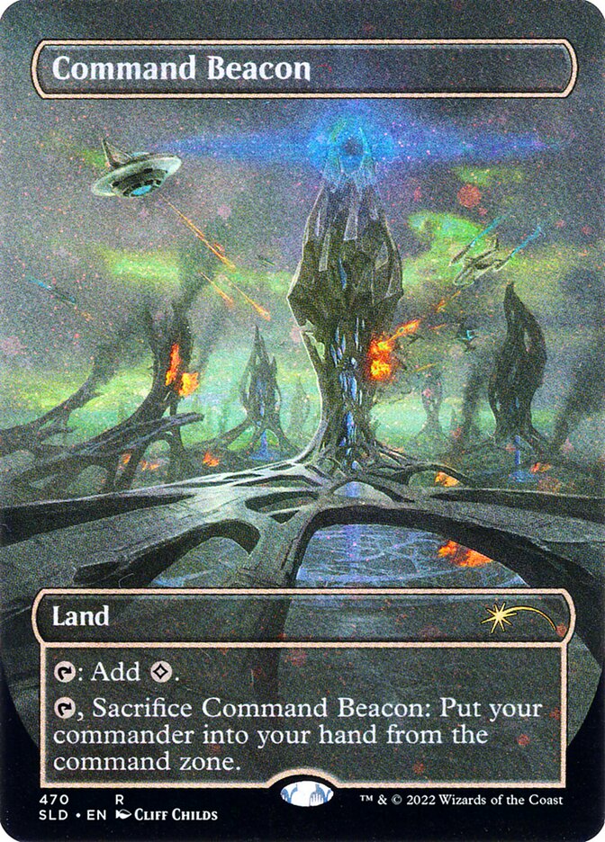 Command Beacon (Borderless) (Galaxy Foil)