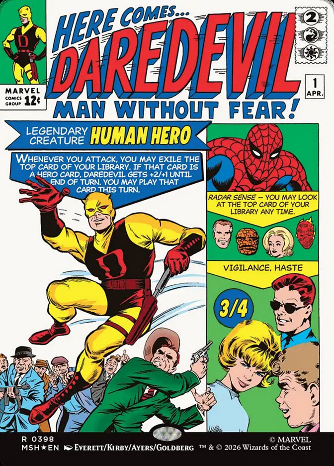 Daredevil, Man Without Fear (Borderless) (0398)
