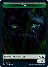 Cat (011) // Zombie Double-Sided Token - Magic: The Gathering
