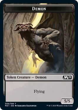 Demon // Zombie Double-Sided Token