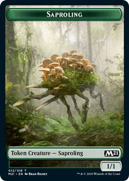 Saproling // Zombie Double-sided Token