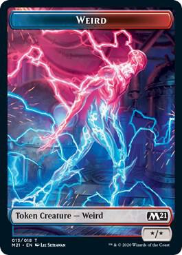 Weird // Zombie Double-Sided Token