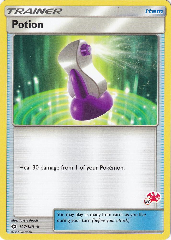 Potion - 127/149 (#37 Charizard Stamped)
