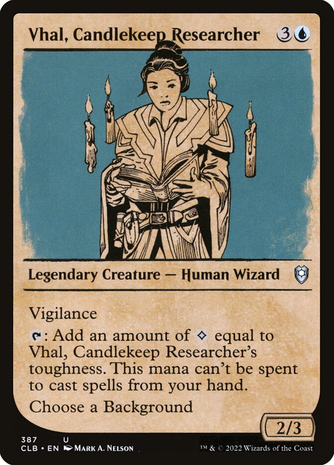 Vhal, Candlekeep Researcher (Showcase)