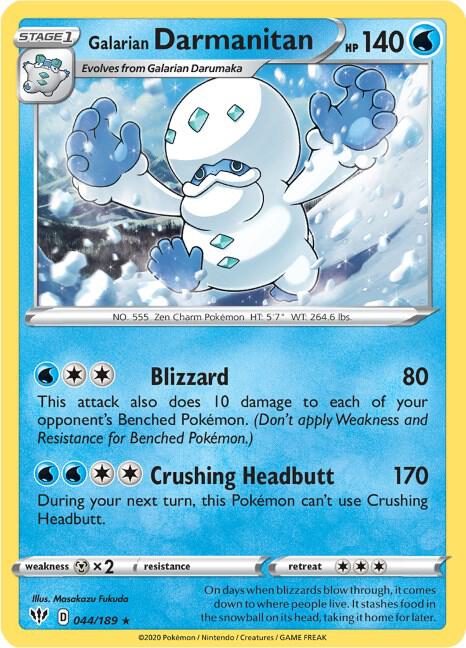 Galarian Darmanitan - 44/189 (Cracked Ice Holo)