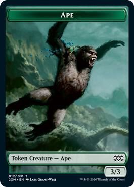 Ape // Golem Double-Sided Token