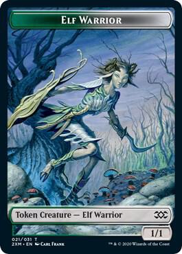 Elf Warrior // Germ Double-Sided Token