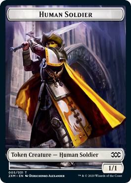 Human Soldier // Tuktuk the Returned Double-Sided Token
