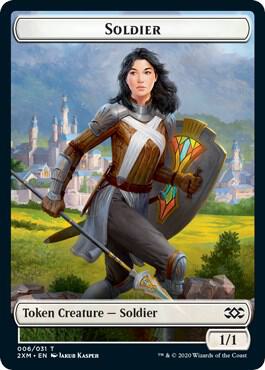 Soldier // Squirrel Double-Sided Token