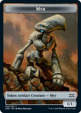 Myr (024) // Thopter (026) Double-Sided Token