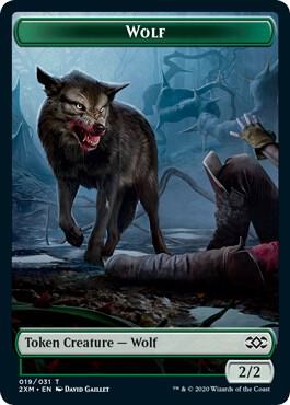 Wolf // Golem Double-Sided Token
