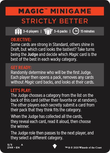 Magic Minigame: Strictly Better