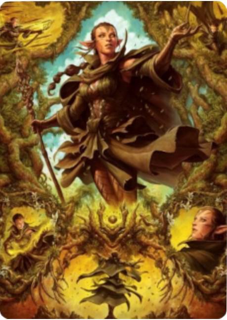 Nissa of Shadowed Boughs Art Card (6/81)