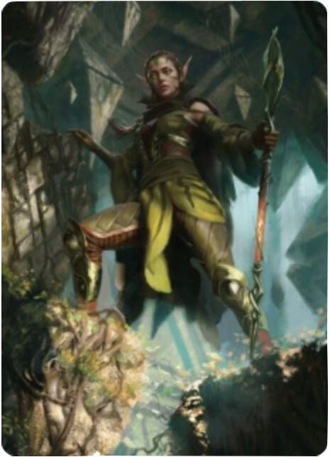 Nissa of Shadowed Boughs Art Card (5/81)