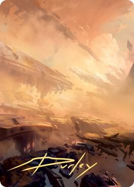 Plains Art Card (7/81) (Gold-Stamped Signature)