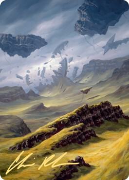 Plains Art Card (9/81) (Gold-Stamped Signature)