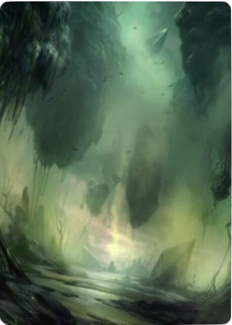 Swamp Art Card (13/81)