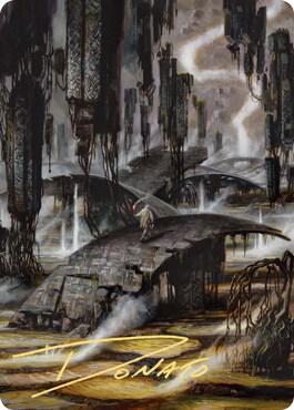 Grimclimb Pathway Art Card (Gold-Stamped Signature)