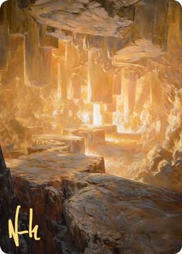 Pillarverge Pathway Art Card (Gold-Stamped Signature)