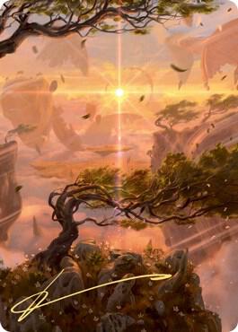 Windswept Heath Art Card (Gold-Stamped Signature)