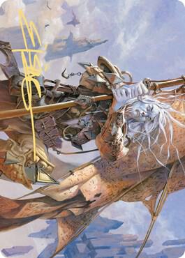 Sea Gate Banneret Art Card (Gold-Stamped Signature)