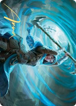 Sea Gate Stormcaller Art Card (Gold-Stamped Signature)