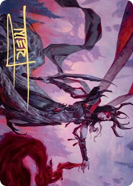 Drana, the Last Bloodchief Art Card (Gold-Stamped Signature)