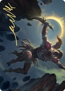 Nighthawk Scavenger Art Card (Gold-Stamped Signature)