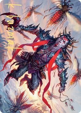 Scion of the Swarm Art Card (Gold-Stamped Signature)