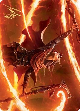 Magmatic Channeler Art Card (Gold-Stamped Signature)