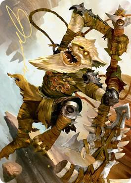 Teeterpeak Ambusher Art Card (Gold-Stamped Signature)