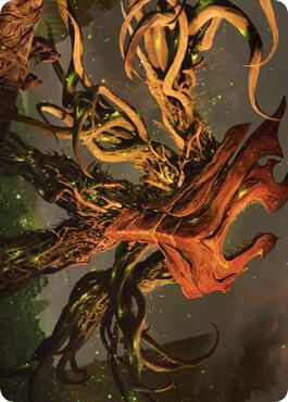Ashaya, Soul of the Wild Art Card (Gold-Stamped Signature)