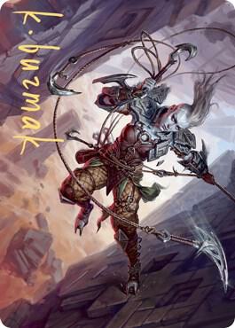 Akiri, Fearless Voyager Art Card (Gold-Stamped Signature)