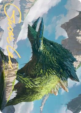 Yasharn, Implacable Earth Art Card (Gold-Stamped Signature)