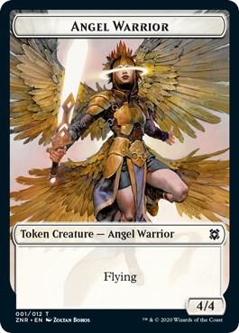 Angel Warrior // Construct Double-Sided Token