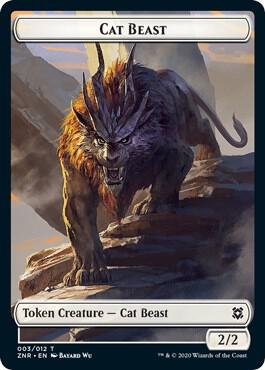 Cat Beast // Construct Double-Sided Token
