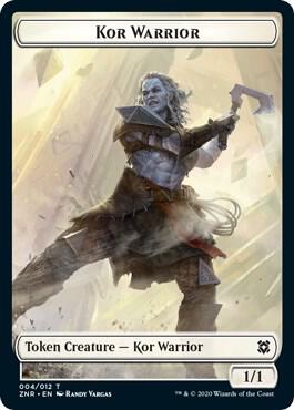 Kor Warrior // Plant Double-Sided Token