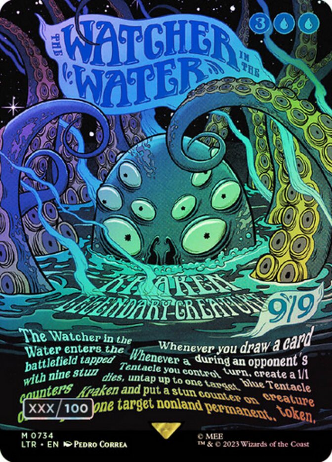 The Watcher in the Water (Borderless Poster) (Serial Numbered)