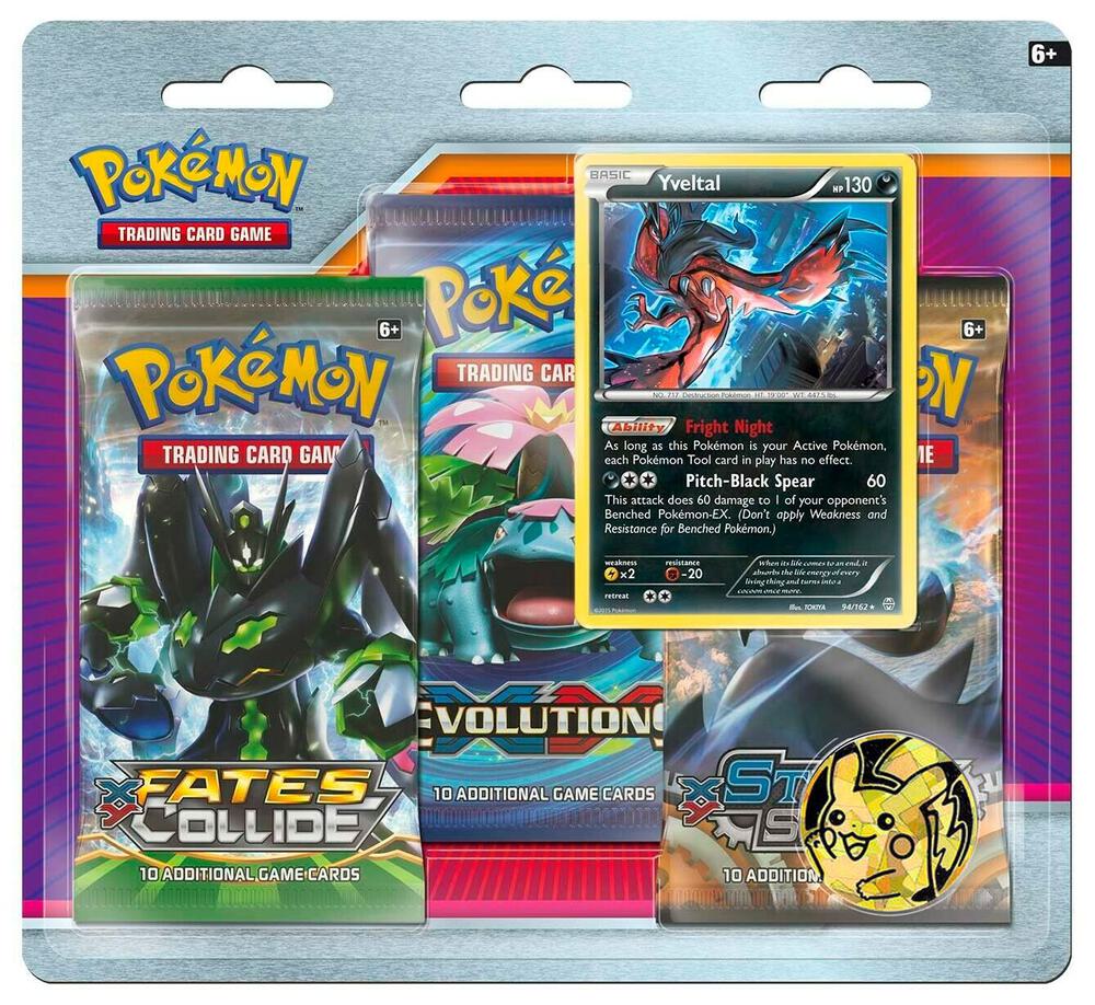 XY 3 Pack Blister [Yveltal]