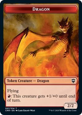 Dragon // Soldier Double-Sided Token