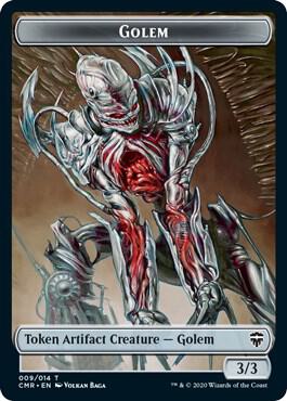 Golem // Zombie Double-Sided Token