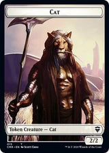 Cat // Soldier Double-Sided Token - Magic: The Gathering