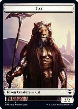 Cat // Soldier Double-Sided Token - Magic: The Gathering