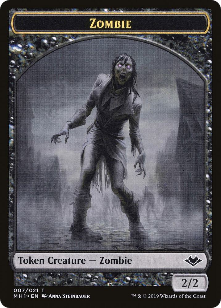 Zombie // Golem Double-Sided Token