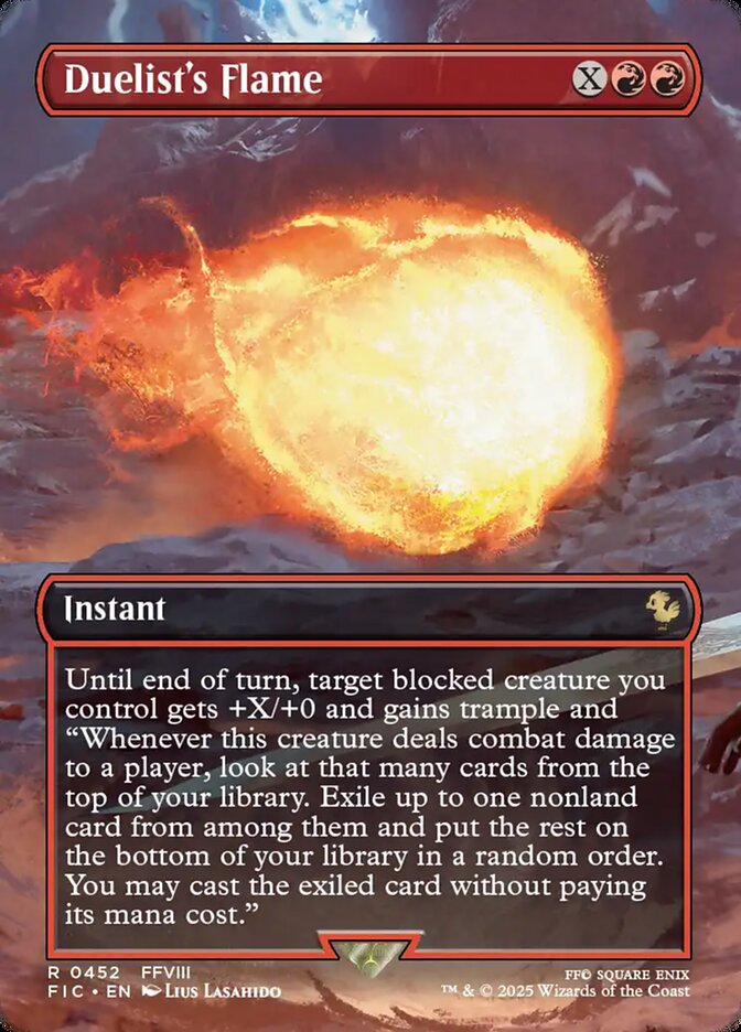 Duelist's Flame (Borderless)
