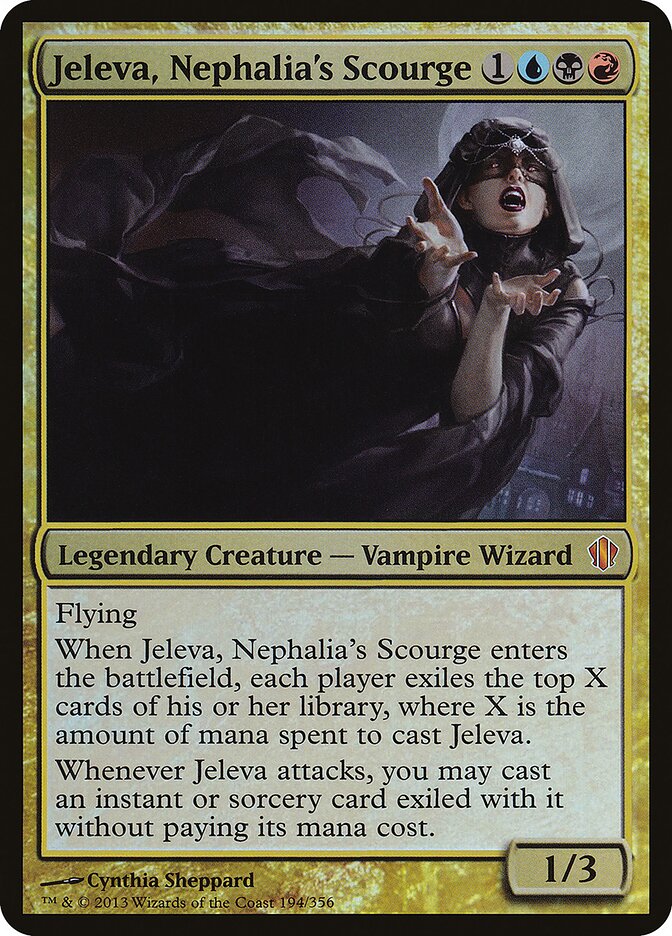 Jeleva, Nephalia's Scourge (Commander 2013)