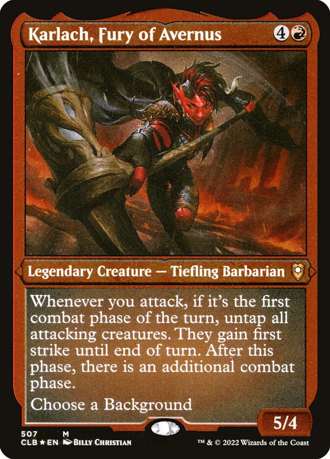 Karlach, Fury of Avernus (Foil Etched)